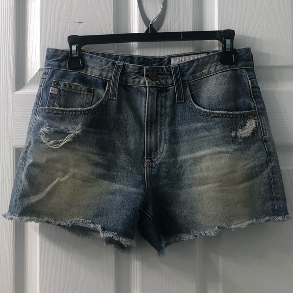 AG The Sadie Demin shorts (100% cotton) - Picture 3 of 12